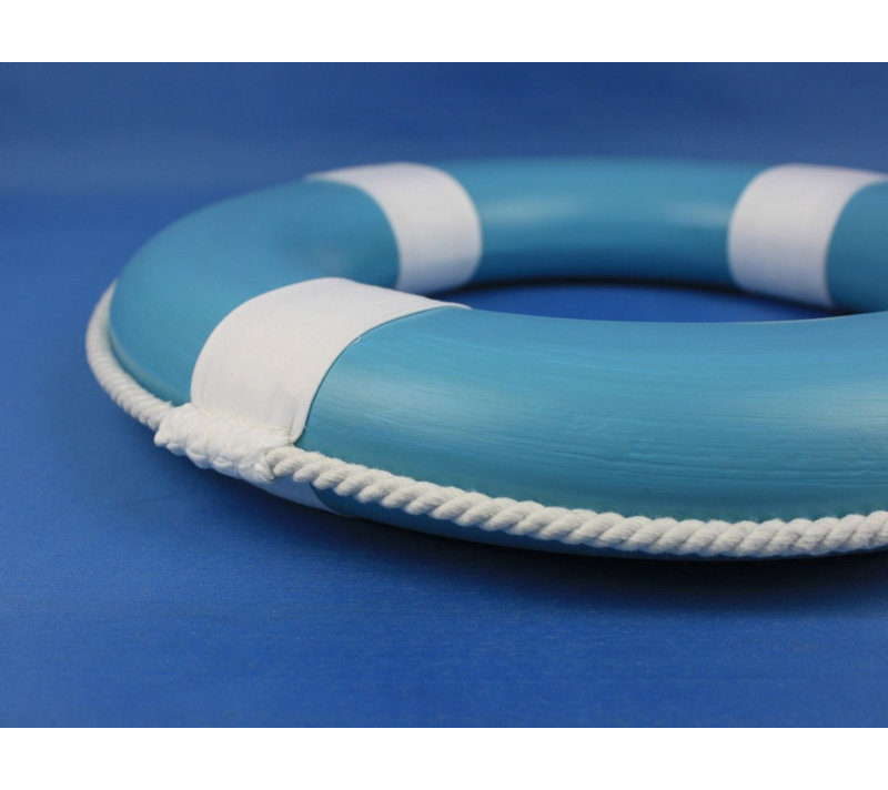 Pashkhi peint avec des bandes blanches, H 15 po x l 15 po x P 2 po, Bleu foncé