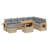  Garden Sofa Set Beige