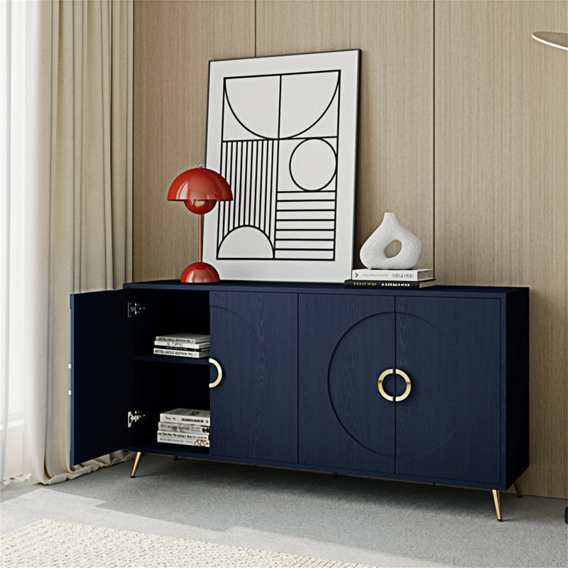 Armoire de rangement Buffet Modern, Marine