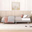 Structure de lit plateforme flottante de conception moderne-858929802-858929800
