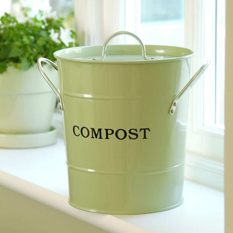 Composteur de cuisine 1 gallon, Vert pomme