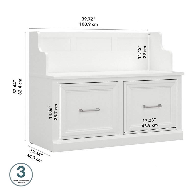 Banc de rangement Nara, Bois de frêne blanc