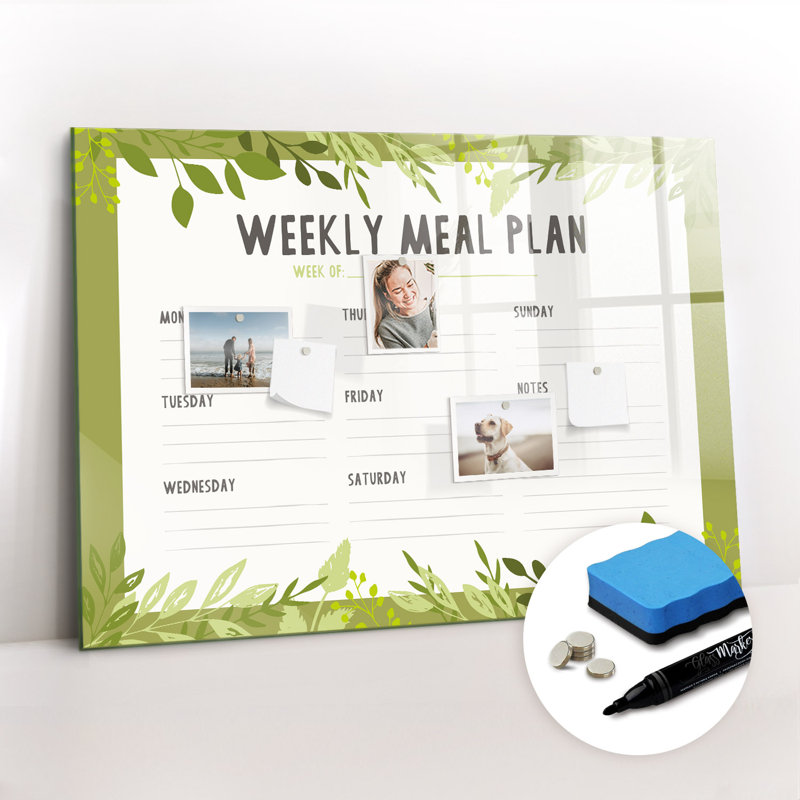 Magnetic Glass Dry Erase Board