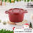 Non-Stick Cast Iron Round Dutch Oven with Lid