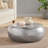 Aluminum Drum Coffee Table