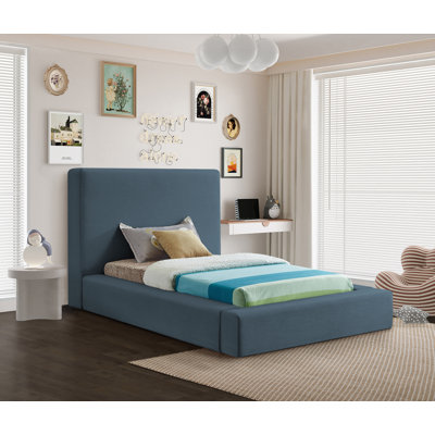 Lit plateforme tapissier Ishia