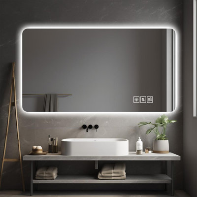 Miroir d'éclairage de salle de bain