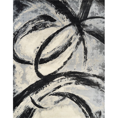Damian Black/Grey Rug