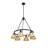Felda 6 - Light Steel Dimmable Cone Chandelier-99998925-99998917