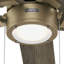 Ventilateur de plafond à 5 pales de 44 po avec ensemble de lumières DEL et chaînette Erling-84053442