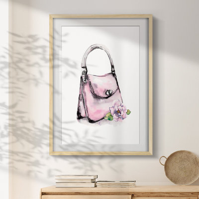 Top Handle Bag -Framed Print