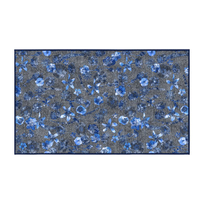 Kenora Hand Loomed Washable Floral Indoor Rug