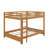 Queen Size Bunk Bed With Ladder-1191965877