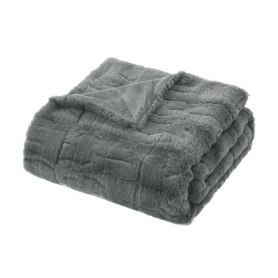 Stylish Faux Fur Throw