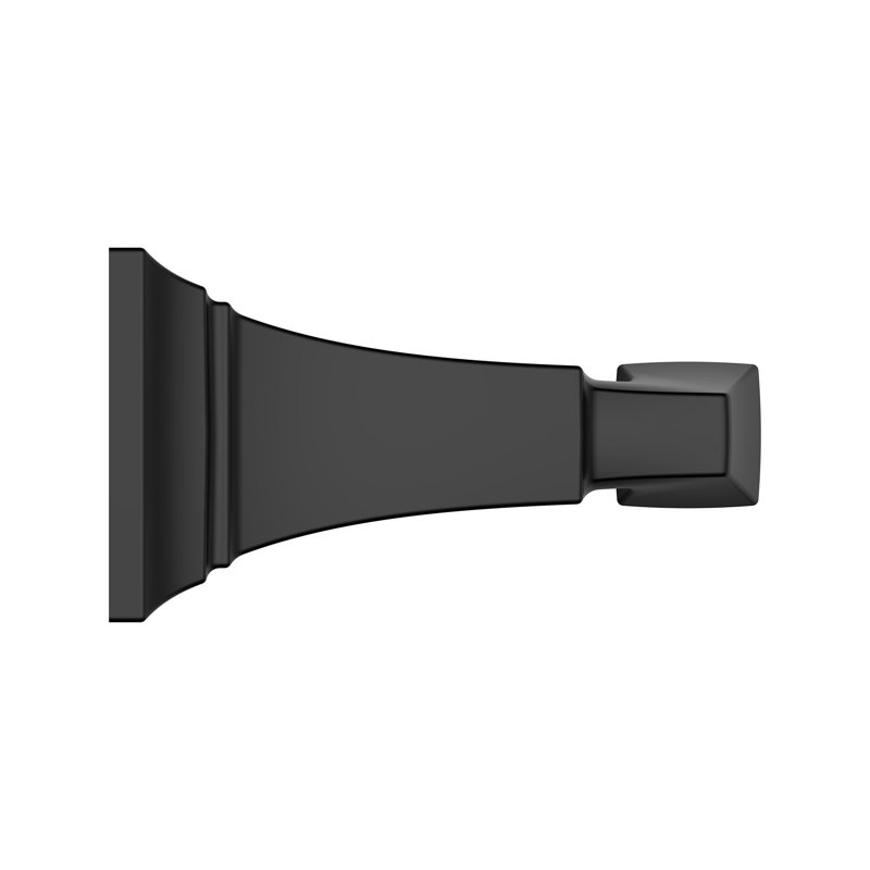Barre à serviettes murale 26,25 po, Noir mat