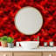 Papier peint auto-adhésif mural et adhésif peint, rouge, vieux, 24 po x 118 po (60 x 300 cm)