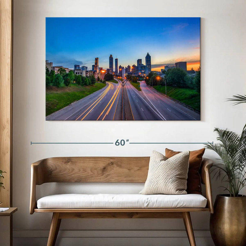 Nicci Atlanta City Roads, 34" H x 51" W