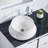 Vessel Bathroom Sink Basin In White Ceramic