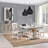 Caleb 94" Dining Table Distressed Ivory