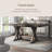Harto Solid Wood Base Dining Table