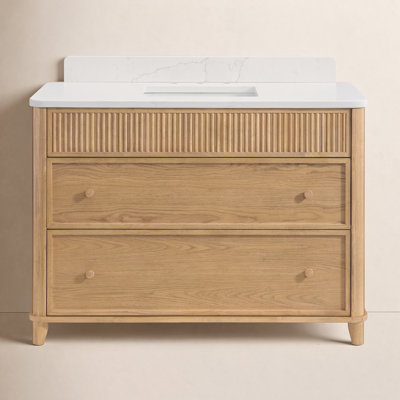 Kennedy Oak Single Bathroom Vanity