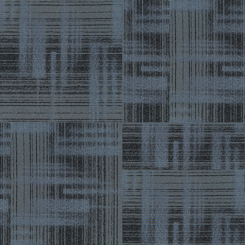 19.7'' W x 19.7'' L Multi Level Loop Mounting / Installation Required Nylon Carpet Tile, Aqua