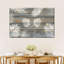 Feuilles de palmier en bois sur toile-570525268