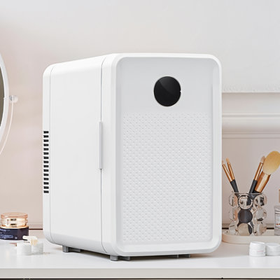 15l/22l Mini Fridge For Bedroom, Small Skincare Cooler Fridge, Non-condensing Design, 110v/12v Portable Refrigerator Cooler & Warmer For Drinks, Food,