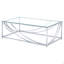 Ensemble de table basse et de table de bout en verre 2 pièces Kempton