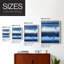 Impression encadrée I-Premium de Deep Blue Shore - prête à être accrochée - aucun clou requis - aucun clou requis-370302001-370301997