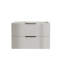 Meuble-lavabo flottant mural 30 po avec lavabo et tiroirs en céramique-917882421