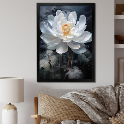 «Wareef White Flower Delicate Intricacy I», reproduction
