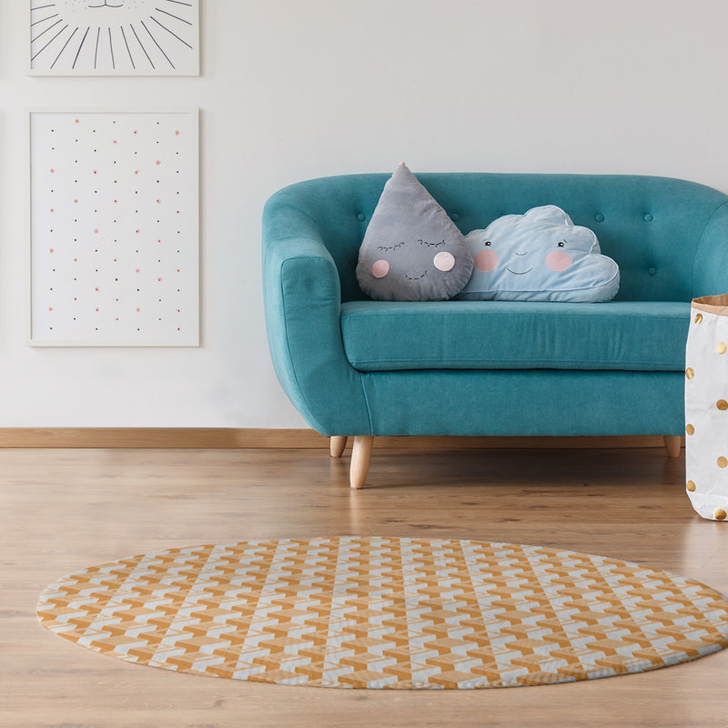 Chenille Geometric Indoor Rug, Runner 2'5" x 8'