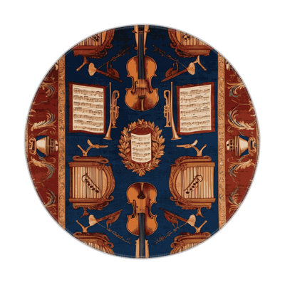 Tapis d'intérieur et d'extérieur brun français