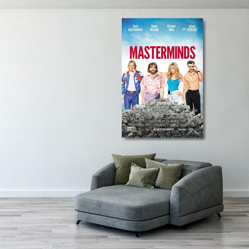 Masterminds, 40" H x 27" W