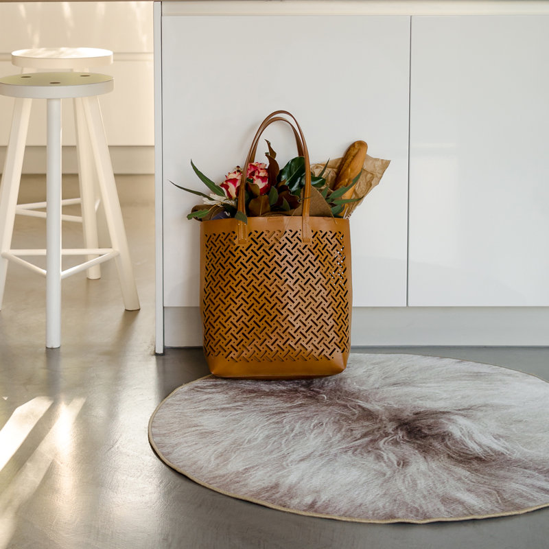 Floss Splash Round Kitchen Mat