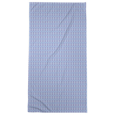 Serviette de bain à losanges