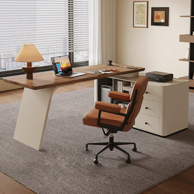 Bureau d'écriture avec placage en noyer