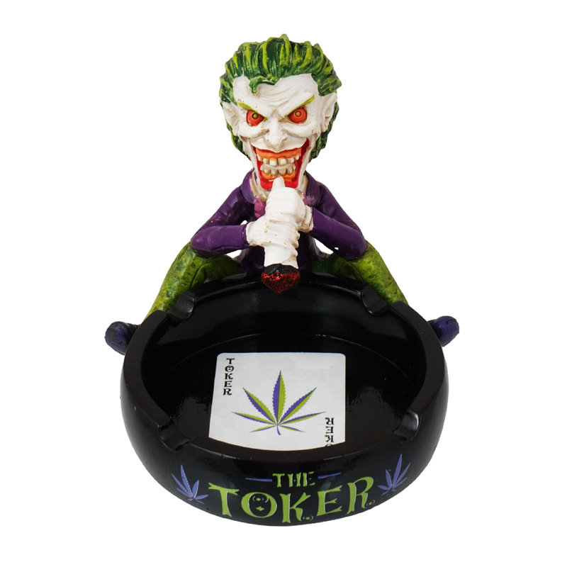The Toker Ashtray 6 x 4 x 4 Inch Multicolor