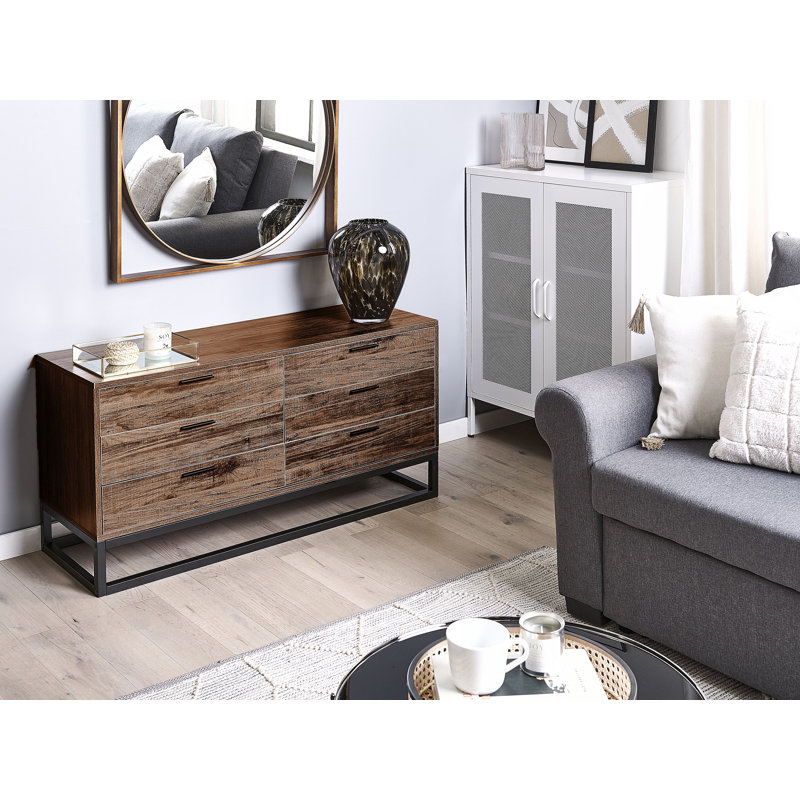 Omeara 120cm W 6 - Drawer Chest of Drawers