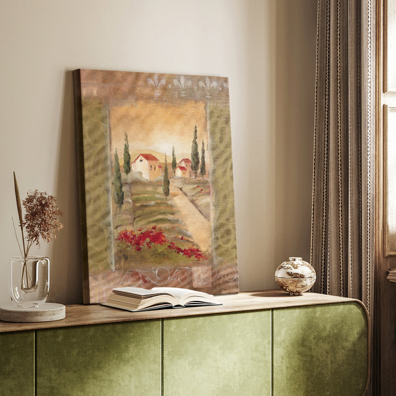 Tuscan Serenity I - galerie sur mesure Cavas, H 18 po x l 12 po