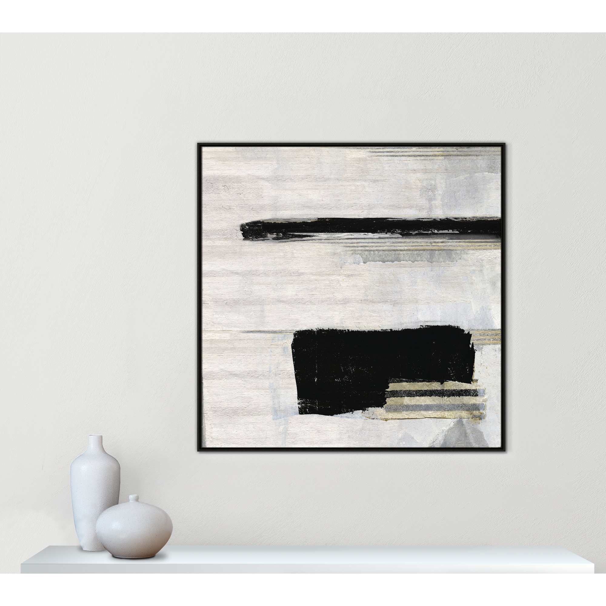 La Bande II Print by Sally Swatland, Espresso, 46.5" H x 46.5" W