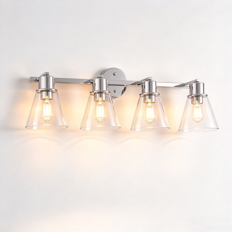 4 - Light LED Vanity Light, Chrome