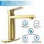 Robinet de salle de bain noir mat-94902371