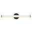 Tectra 24-in Black dimmable LED Wall Sconce-1952623457