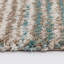 Tapis bleu / beige en polypropylène tissé à la machine-2127776170