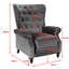 Buttoned Carmona Wingback Recliner Chair-1254594757