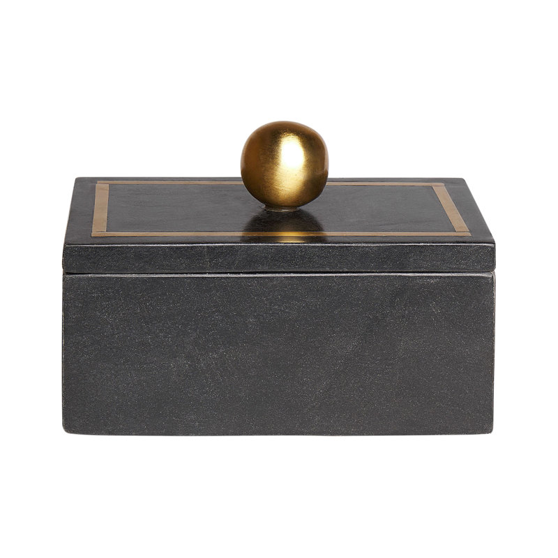 Marble Jewellery Box +, Black