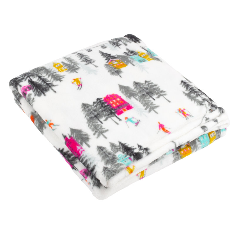Aspen Throw Machine Woven Throw Blanket