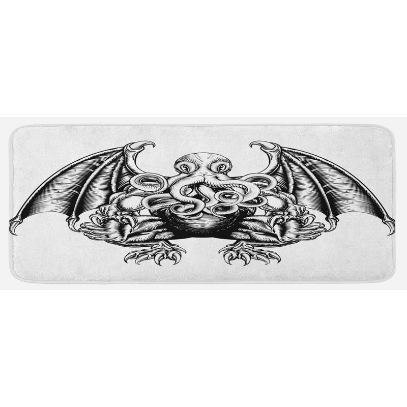Tapis de cuisine kraken